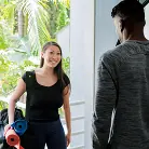 Sharon Lee in 'Breaking Yoga'